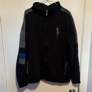 Polo by Ralph Lauren Black and Gray Men's Sweater